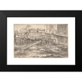 thumbnail image 2 of Jacob van Ruisdael 18x12 Black Modern Framed Museum Art Print Titled - Dredging a Canal (17th Century), 2 of 5