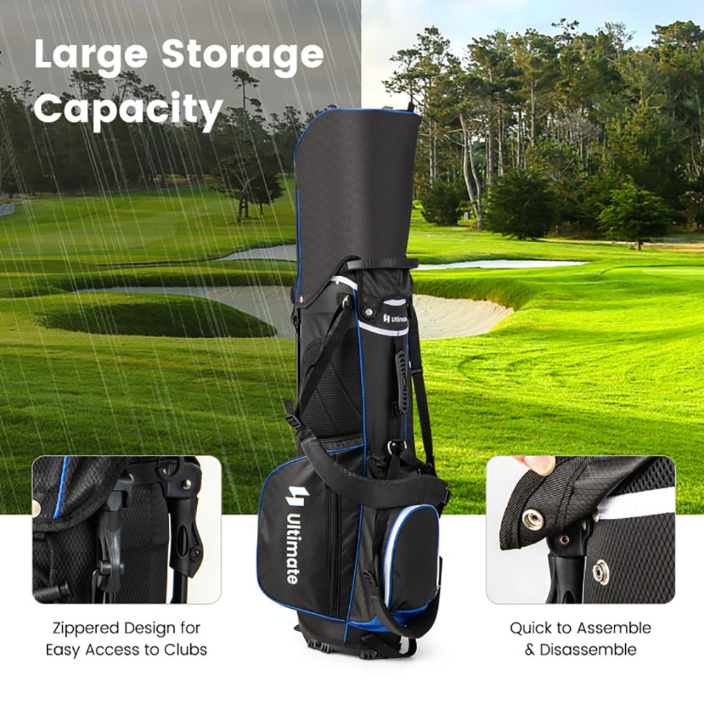 Yardi Yard Lightweight Golf Stand Bag with 14 Way Top Dividers and 6 Pockets-Blue, Lightweight Golf Stand Bag for Men & Women,Multiple Pockets, Lightweight & Durable