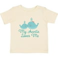 thumbnail image 3 of Inktastic My Auntie Loves Me Whale Boys or Girls Baby T-Shirt, 3 of 5