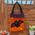 Darzheoy Halloween Tote Bag Gift Bag Skull Pumpkin Spider Witch Candy