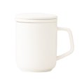 thumbnail image 2 of LutIedan Ceramic Mug with Lid Large Coffee Mug with Handle Leakproof Office Coffee Cup Heat Resistant Business Travel Mug for Hot Cold Beverages Dishwasher Safe, 2 of 7