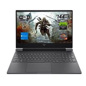 HP Victus 15 Gaming Laptop, 15.6" FHD 144Hz Display, AMD Ryzen 5 7535HS, 32GB DDR5 RAM, 2TB PCIe M.2 SSD, NVIDIA GeForce RTX 2050, HDMI, Webcam, Backlit Keyboard, Wi-Fi 6, Windows 11 Home, Silver