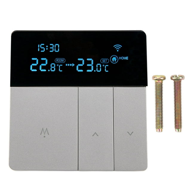 Digital Thermostat Remote Control Temperature Controller AC 90‑240V for Water Heating Without WiFi