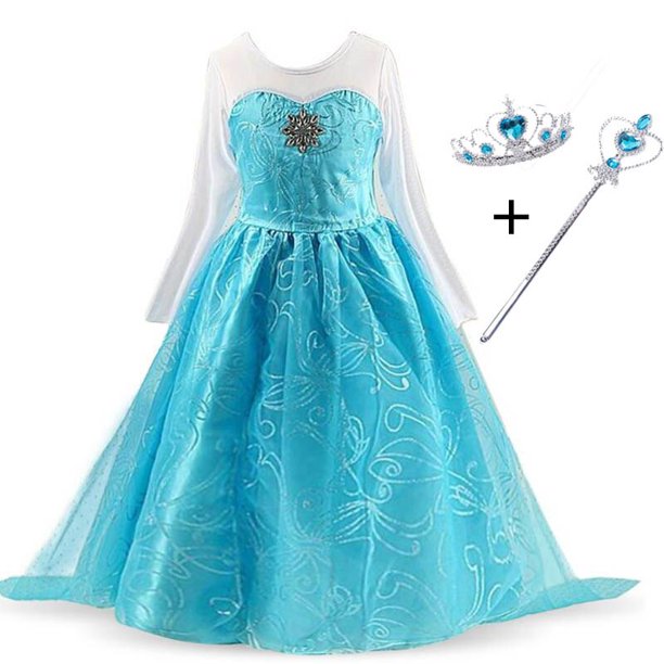 Disfraz de Halloween para niña, disfraz de fantasía para niña de 4, 6, 8 Y 10 años, Vestido de princesa para fiesta de noche de Navidad Fivean unisex