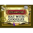 thumbnail image 4 of Forum Novelties FM75327 Adult Steampunk Hat with Goggles, Brown, 4 of 4