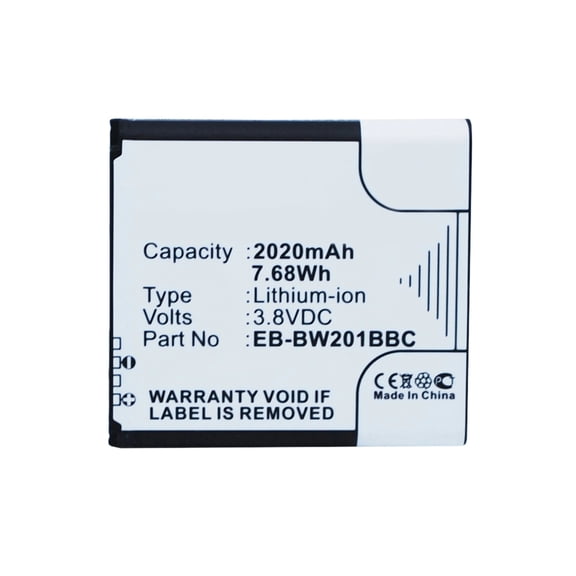 Batteries N Accessories BNA-WB-L3592 Cell Phone Battery - Li-Ion, 3.8V, 2020 mAh, Ultra High Capacity Battery - Replacement for Samsung EB-BW201BBC Battery