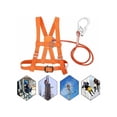 thumbnail image 5 of Kits de arnés de seguridad, arnés de seguridad anticaídas de altura completa, arnés de protección contra caídas para trabajos aéreos (hebilla pequeña de 3 m), 5 of 5
