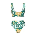 thumbnail image 6 of Rocae Happy Mother's Day1 for Bikini Set for Women Two Piece Sexy High Swimsuits Split Crossover Bikini Medium, 6 of 9