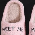 thumbnail image 2 of Zapatillas de invierno Zapatillas de interior Acogedoras mujeres hombres Lindo Meet Me At Midnight Zapatillas Wdftyju  Tenis De Mujer Tenis De Hombre, 2 of 5