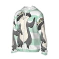 thumbnail image 2 of Fotbe Cute Raccoon Men's Women's UPF 50+ Sun Protection Jacket Hooded Cooling Shirt with Pockets Hiking Outdoor Performance-3X-Large, 2 of 9
