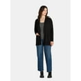 thumbnail image 3 of Time and Tru Women's and Women's Plus Open Front Cardigan Sweater, Sizes XS-4X, 3 of 7