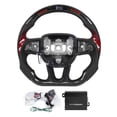 thumbnail image 1 of Carbon Fiber Steering Wheel,Carbon Fiber Steering Wheel Car Modified Accessory LED Steering Wheel Exceptional Reliability, 1 of 8