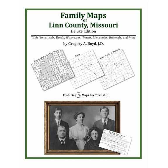 Family Maps of Linn County, Missouri (Paperback)