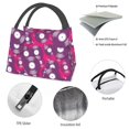 thumbnail image 4 of Fotbe Vintage Vinyl Record Bolsa Térmica Portátil con Estampado, Bolsa de Entrega de Alimentos Aislada, Bolsa Reutilizable de Gran Capacidad para Comidas y Supermercado, 4 of 6