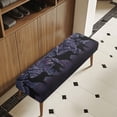 thumbnail image 3 of Psesaysky Purple Camo Deer Print Dining Bench Covers, Anti Scratch Rectangle Bench Seat Slipcover Dust Proof Polyester Spandex Rectangular Long Bench Cover for Living Room, 3 of 9