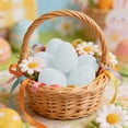thumbnail image 6 of HuiXinOu Easter Flocked Foam Eggs, Modern Style with Multiple Colors, Decorative Eggs for Easter Baskets, Tabletop Decor and Easter Celebrations, 6 of 6