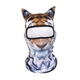 thumbnail image 2 of yotijay Animal Balaclava Face Balaclava Ski for Outdoor Sports Climbing Summer Tiger, 2 of 4