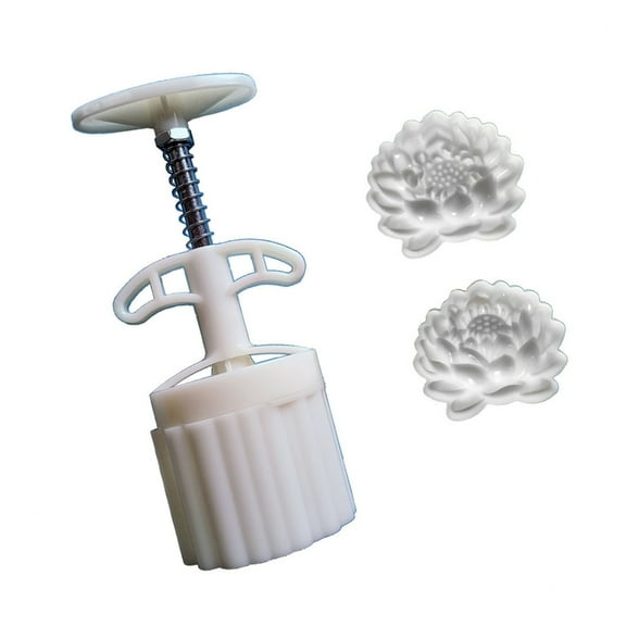 GENEMA Mooncakes Mold ABS Plastic Mould for Baking Unique Pastries Dessert Bakeware