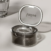 Denture Case Retainer Cleaning Case: 2 in 1 Retainer Case, No-Leak Denture Bath Box Cup, Complete Clean Care for Dentures, Clear Braces, Mouth Guard, Night Guard & Retainers