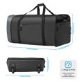 thumbnail image 2 of Bolsa de viaje Finnhomy plegable de 100 litros con 2 ruedas, 83 x 34 x 36 cm, 2 of 7