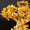 thumbnail image 3 of Lucky Tree Yellow Tree Crystal Fortune Tree Home Decoration Crystal Fortune Tree Feng Shui Artificial, 3 of 7