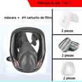 thumbnail image 2 of Mascarilla Facial Completa  Antigás Respirato Negra, 2 of 3