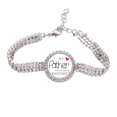 thumbnail image 1 of I'm a Father What's your Superpower Tennis Chain Anklet Bracelet Diamond Jewelry, 1 of 3