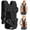 Black, variant on AUTOWT Pet Carrier Backpack - Breathable & Adjustable Design for Small Medium Dogs, Suitable for Outdoors