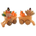 thumbnail image 1 of Carrito de calabaza inflable, carrito de calabaza de pavo inflable, decoración de pavo inflable para jardín, luz LED, calabaza inflable, pavo, el mejor en su clase, 1 of 12