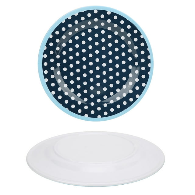 Plato NikouMX Plato de 22 cm de diámetro color azul