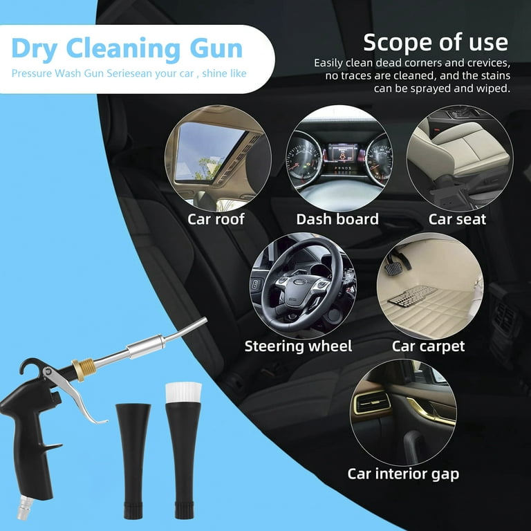 58 Pcs Car Cleaning Kit, Wireless Handheld Vacuum, Car Interior