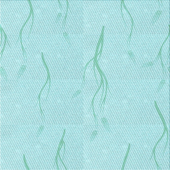 Ahgly Company Machine Washable Indoor Square Transitional Blue Diamond Blue Area Rugs, 7' Square