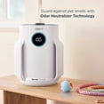 thumbnail image 5 of Shark NeverChange Compact Pro 250 Sq Ft HEPA Air Purifier, 5-Year HEPA-Exceeding Filter, Captures Pollutants, Pet Dander, Dust, and Smoke, HP072WH White, 5 of 9
