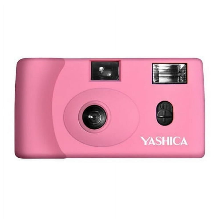 YASHICA MF-1 Snapshot Art 35mm Film Camera Set (Pink) - Walmart.com