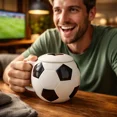 thumbnail image 4 of Set 2 Tazas Cerámica con Tapa Balón Fútbol Mundial 350 ml, 4 of 9