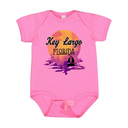 

Inktastic Key Largo Florida Beach Vacation Gift Baby Girl Bodysuit