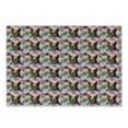 thumbnail image 1 of Dog Lover Cutting Board, Colorful Crystals Pattern Triangles Sixties Inspired Psychedelic Boston Terrier, Decorative Tempered Glass Cutting and Serving Board, Small Size, Multicolor, by Ambesonne, 1 of 1