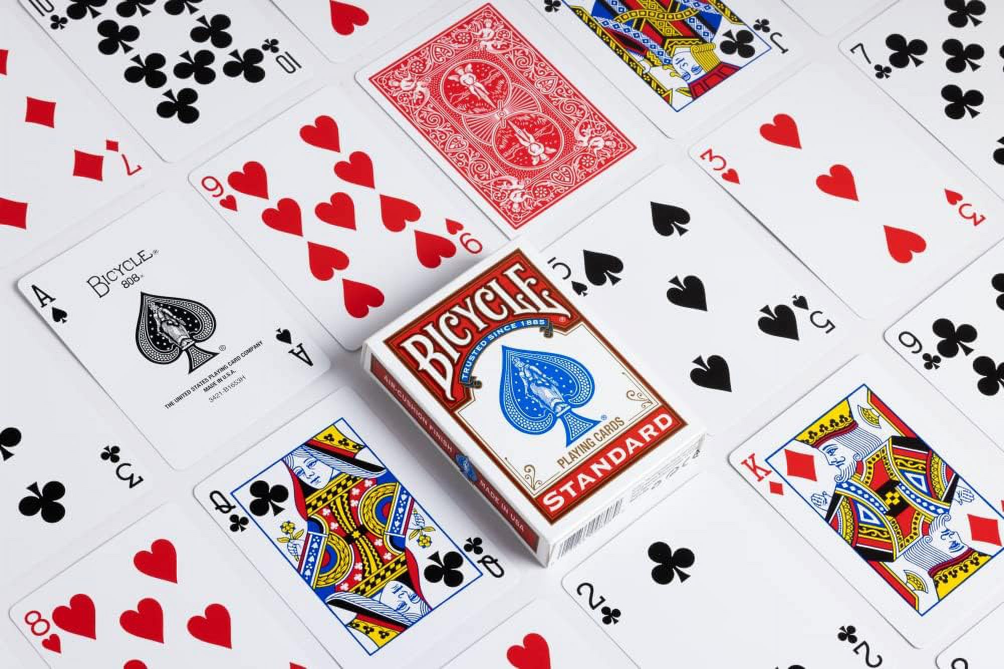 Bicycle Standard Playing Cards, 12 Pack (Red & Blue) photo 4