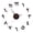 Black, variant on OIUR Nordic Style Wall Clock with Lasers Engraving 3D Digital Display Silent Sweep Movement Easy Installation Clock Room Decor