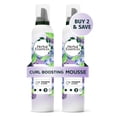 thumbnail image 2 of (6 pack) Herbal Essences Curl Boosting Mousse for Curly Hair, 24-Hour Hold, 2-Pack,  6.8 fl oz, 2 of 11