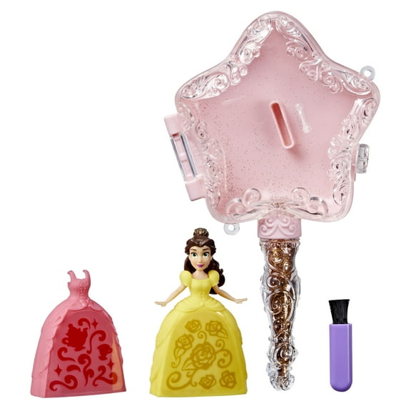 Princess Secret Styles Magic Glitter Wand Belle Doll, Arts and Crafts Wand Playset