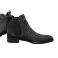 thumbnail image 4 of Men's Chelsea Boots Suede Dress Boots Motorcycle Combat Boots Faux Leather Chukka Ankle Boots Slip On Boots, 4 of 6