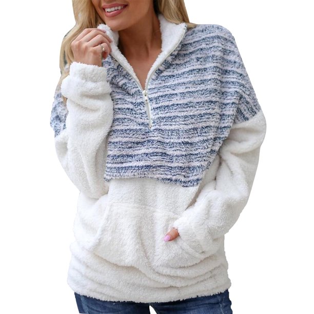 half zip fleece with pockets