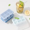 thumbnail image 4 of Mini Ice Cube Trays for Freezer with Easy-Release Silicone Bottom, Small Ice Cube Molds with Lid, 4 of 5