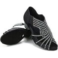 thumbnail image 5 of Women Rhinestone Dance Shoes Ballroom Latin Salsa Bachata Performance Dance Dancing Shoes_Special Gift, 5 of 5