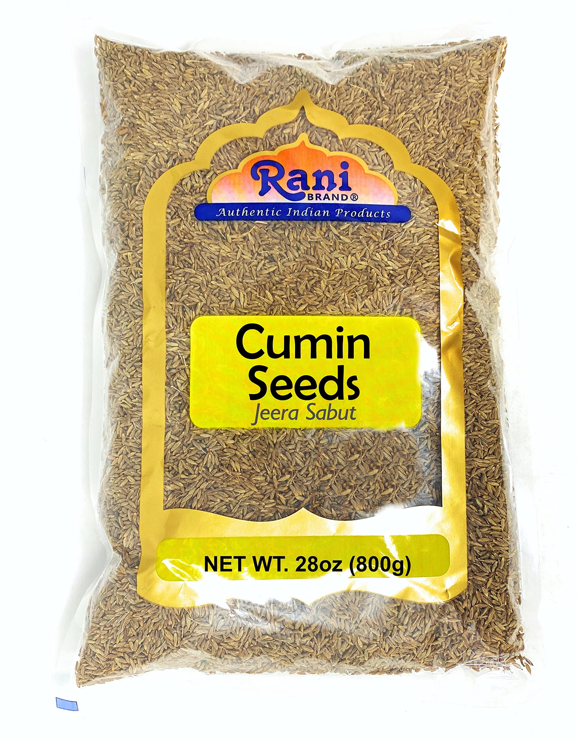 Rani Cumin Seeds Whole (Jeera) Spice 28oz (800g) ~ All Natural | Gluten Friendly | NON-GMO | Vegan | Indian Origin