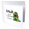 Rawr means I love you in dinosaur 1 Greeting Card with envelope gc-157446-5