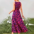 thumbnail image 5 of Drses Women Summer Dresses Casual Sleeveless Maxi Dresses Cute Floral Long Dress Wedding Guest Dress, 5 of 8