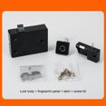 thumbnail image 3 of Cajas de huellas dactilares Bloqueo antirrobo recargable Locks Quick Desbloquear Seguridad Desbloqueo sin llave Muebles sensibles Dispositivo de mejora Inevent EL005804-00B, 3 of 7
