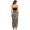 thumbnail image 5 of SWSMCLT Women's Boho Yoga Pants Soft Indian Dance Beach Pants Hippie Gym Yoga Comfy Thin Fitted Cool Ankle A00801 Small-Large, 5 of 5